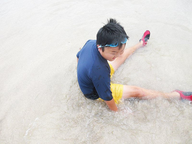 守谷海水浴場　水は綺麗？