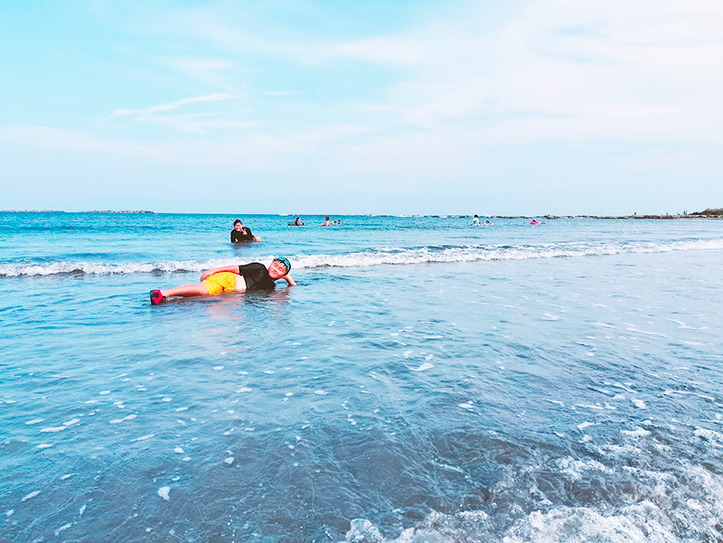 千葉県の海　海水浴