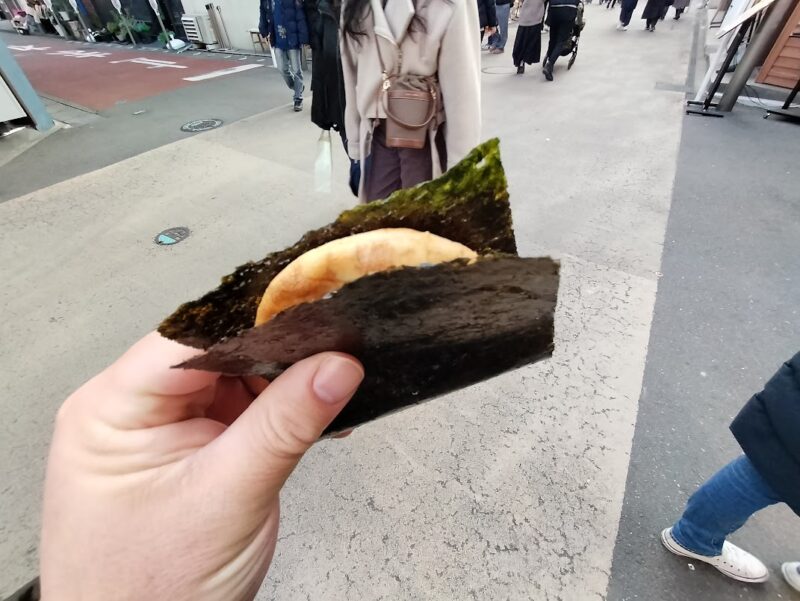 小町通り　おせんべい