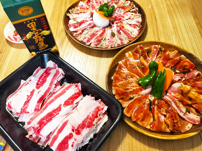 焼肉盛り付け　自宅焼肉