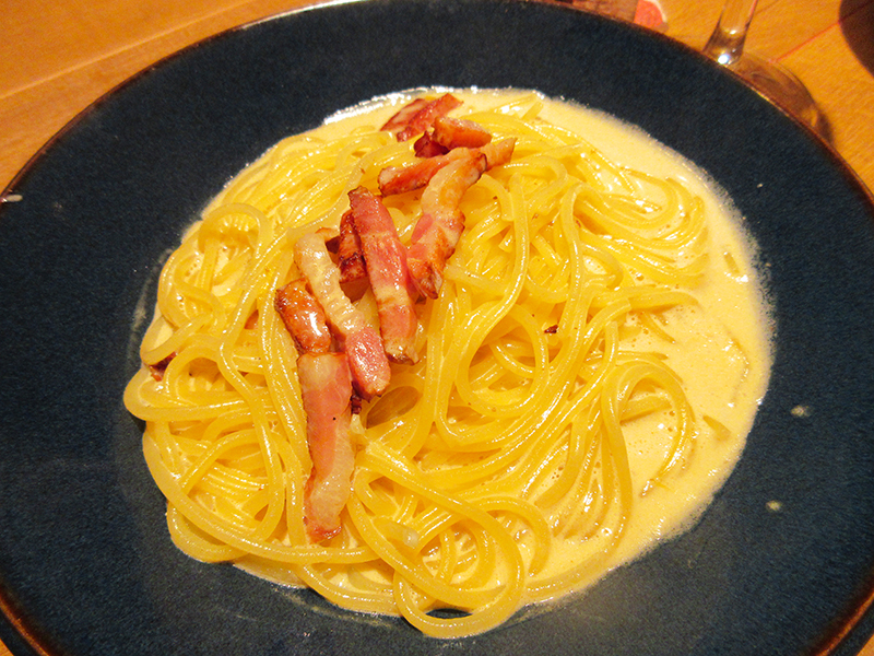 ピソラ横浜睦町店　カルボナーラはおいしい？
